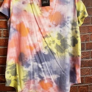 Statement Botique BomBom Tie Dye Tunic NWT ~ XL